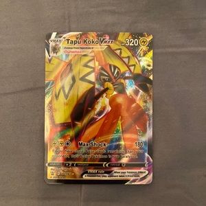 HOLO POKEMON CARD VMAX TAPU KOKO VMAX